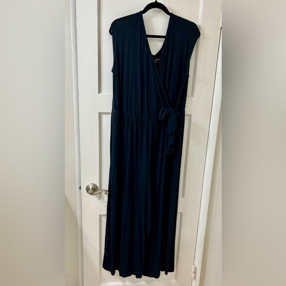 Ava & Viv Charcoal Wrap Dress
